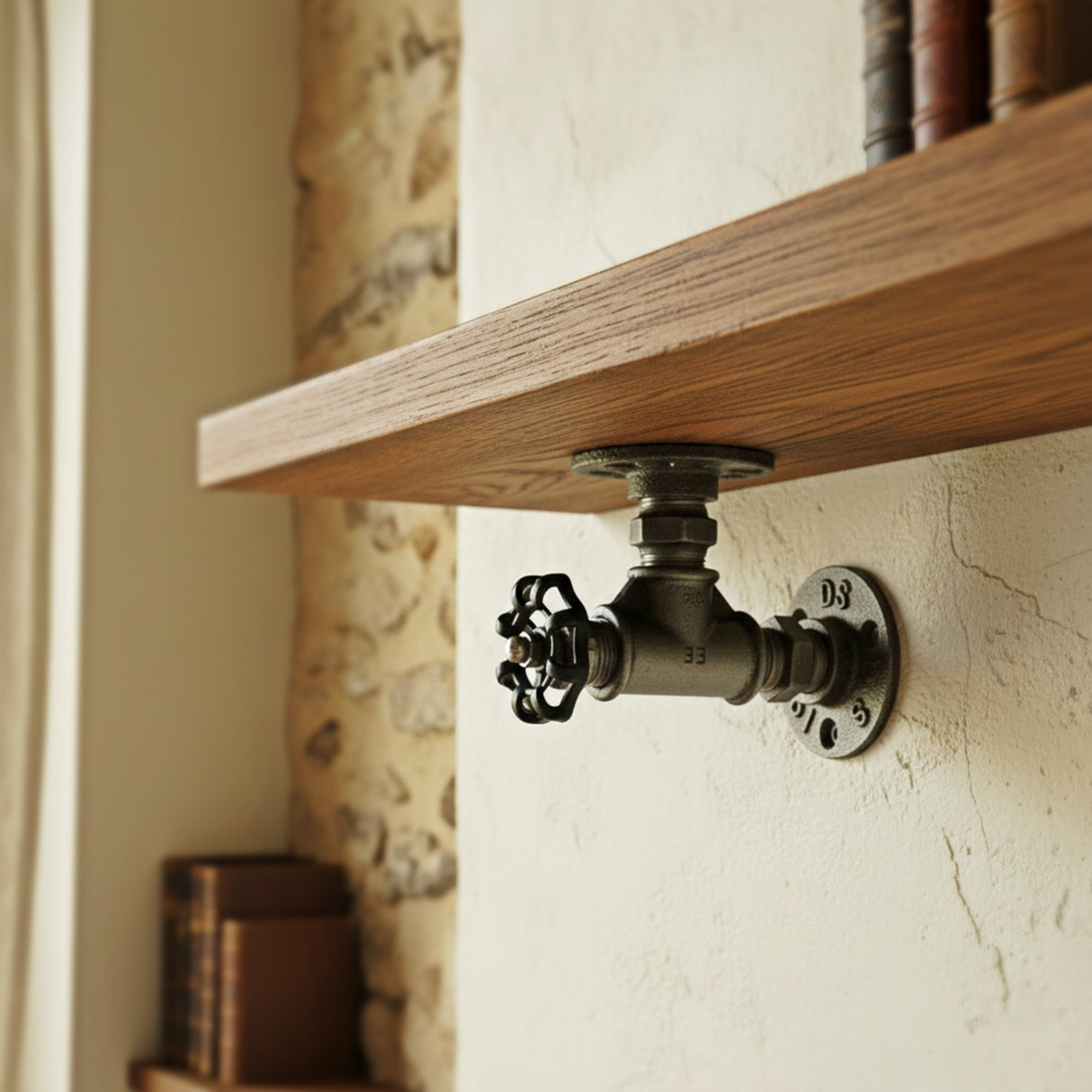 Staffa con volantino nero | Modello 3