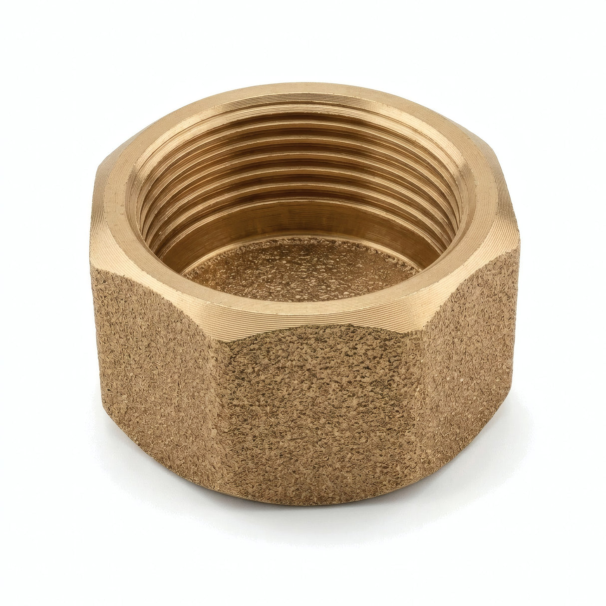 Bouchon femelle laiton - photo produit fond blanc 4