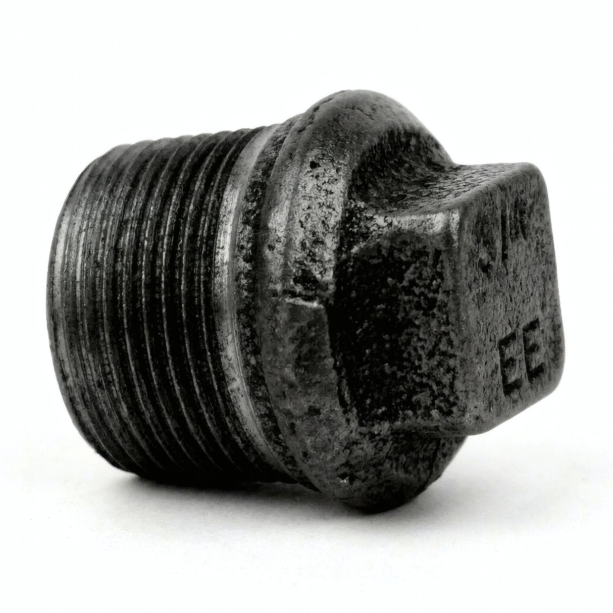Bouchon mâle fonte noire - photo produit fond blanc 10