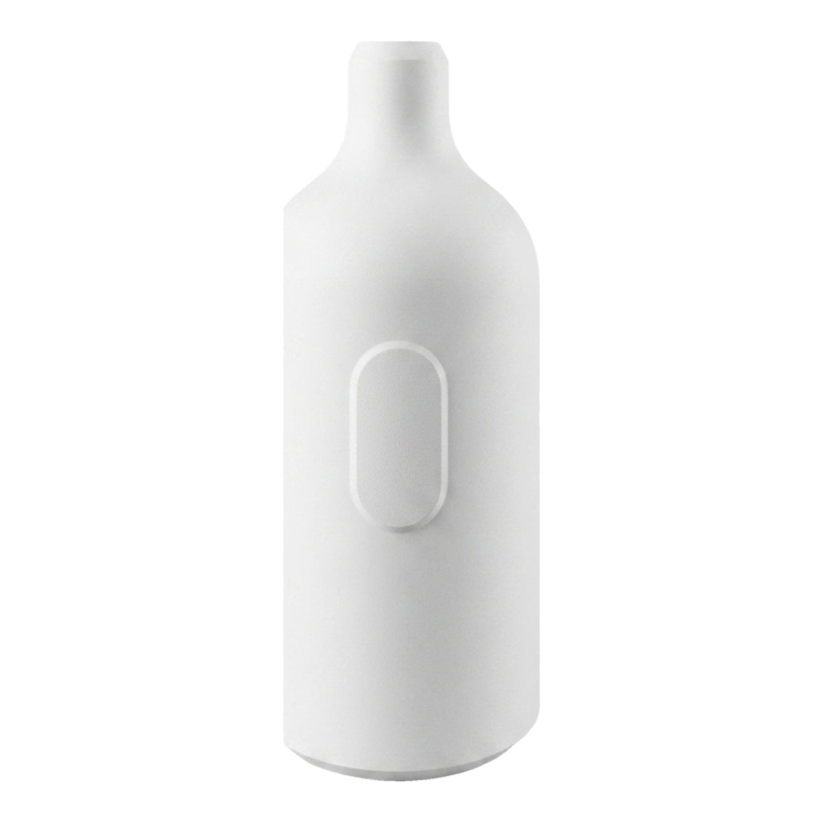 Portalampada E27 in silicone con interruttore — Bianco