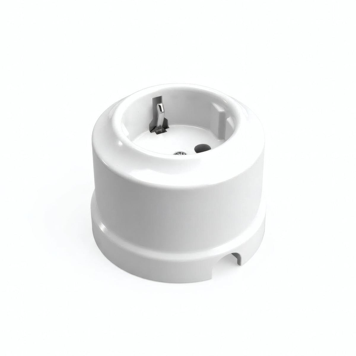 Presa a parete in porcellana — Schuko 2P+T 16 A / Bianco