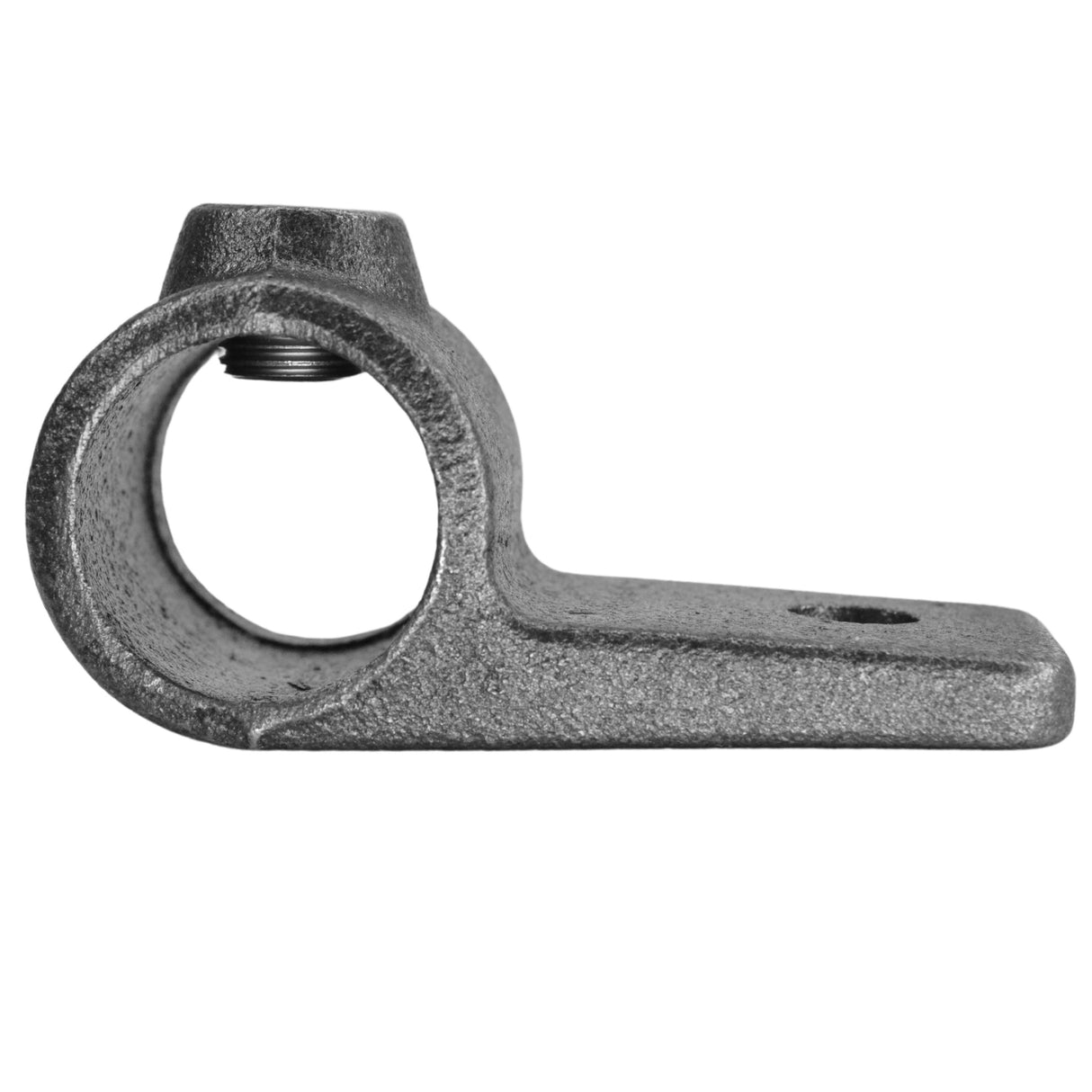 raccord tubulaire pour fixation panneau en fonte noir