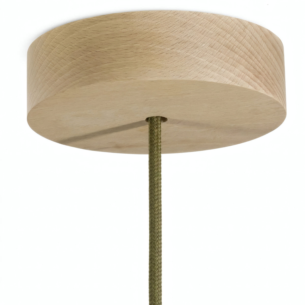 Rosone rotondo in legno, Ø 120 mm — Naturale