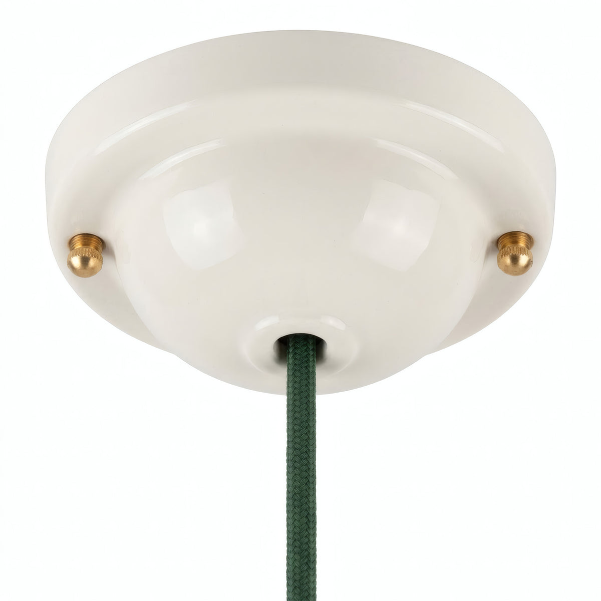 Rosone in ceramica smaltata — Ø 130 mm / Bianco