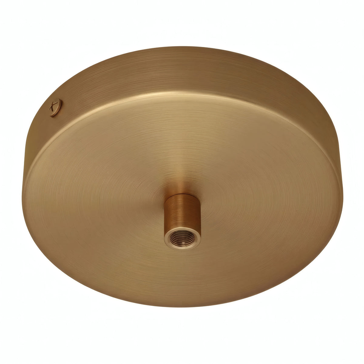 Rosone cilindrico in metallo, Ø 120 mm — Cilindrico in metallo / Bronzo satinato