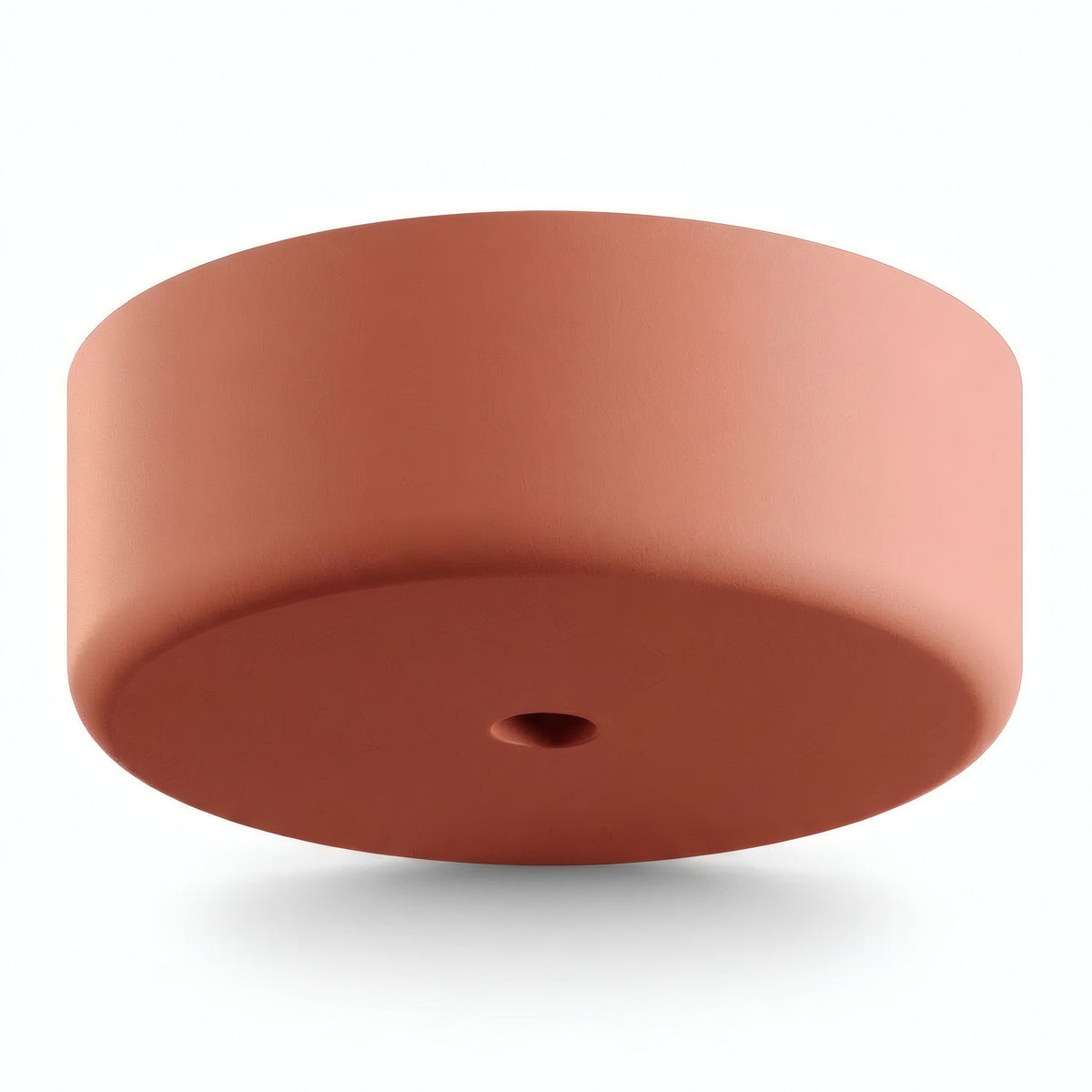 Rosone in silicone da esterno IP65, Ø 125 mm — Salmone