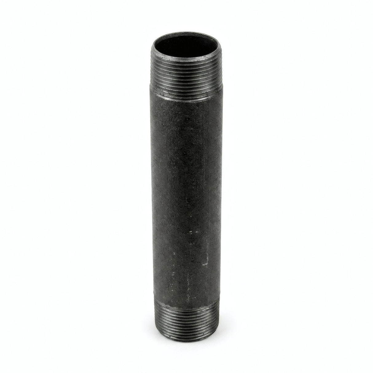 Tube 1''1/4 sur-mesure - 33x42mm acier noir - fileté - photo produit fond blanc 1