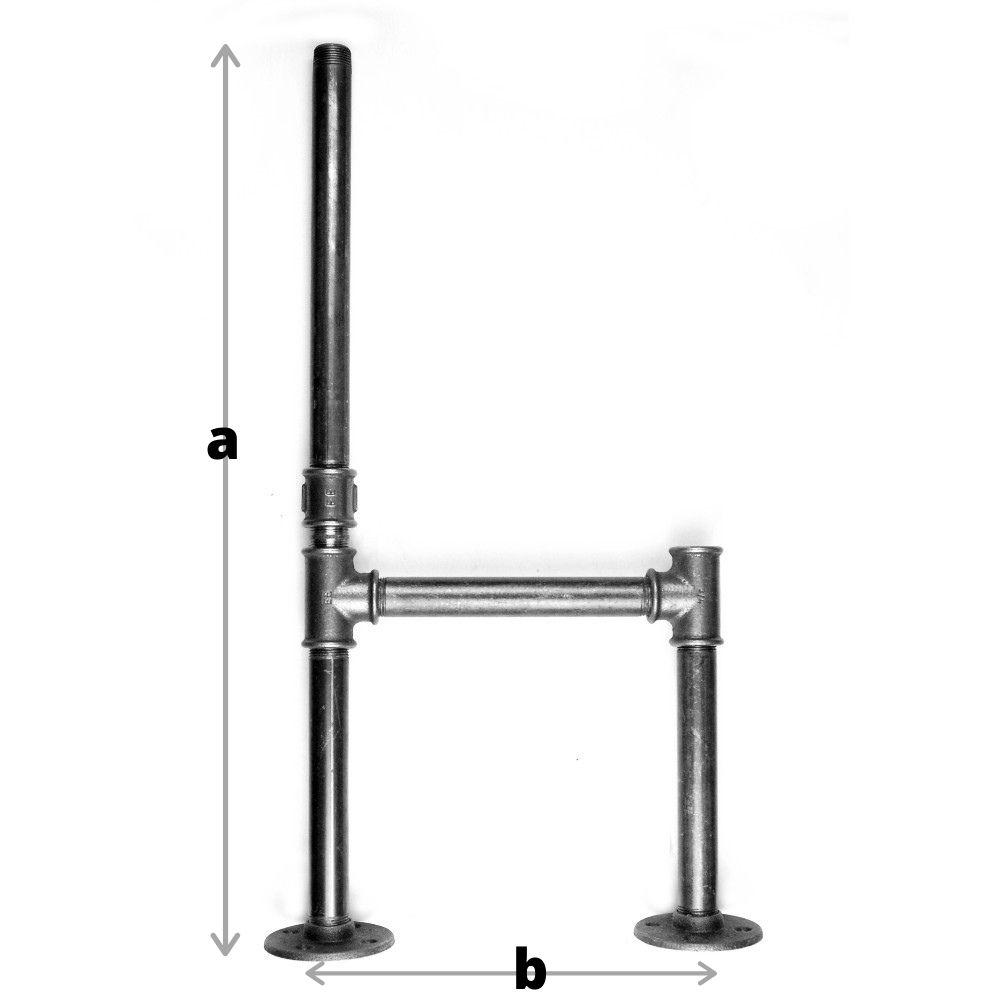 Kit montanti per mensole idrauliche su misura