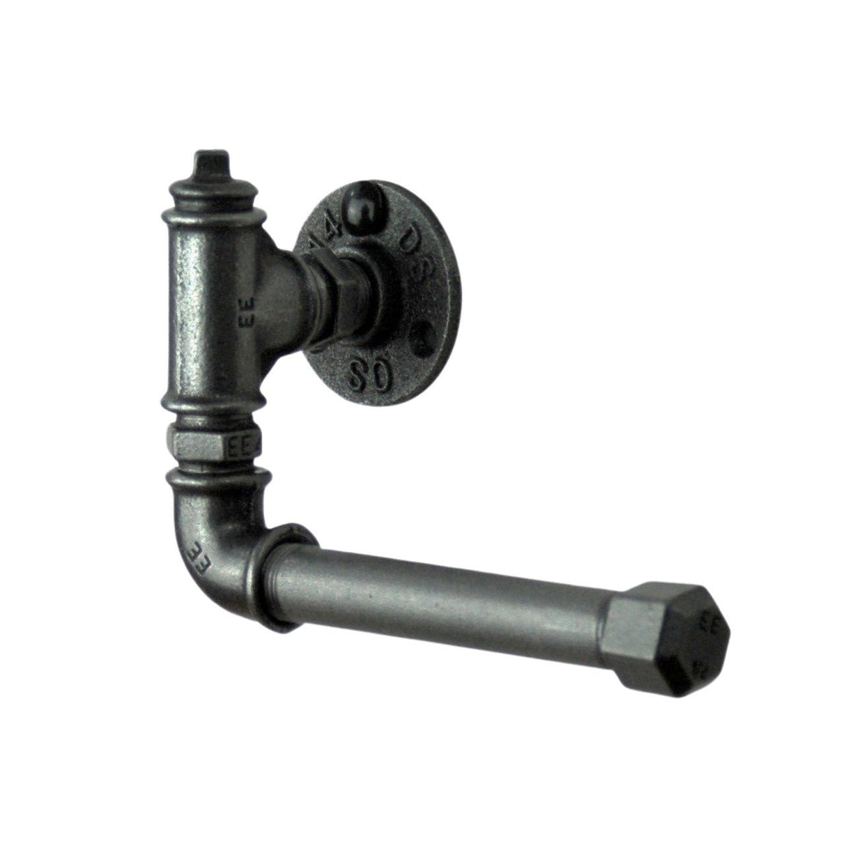 dérouleur de papier toilette en acier noir