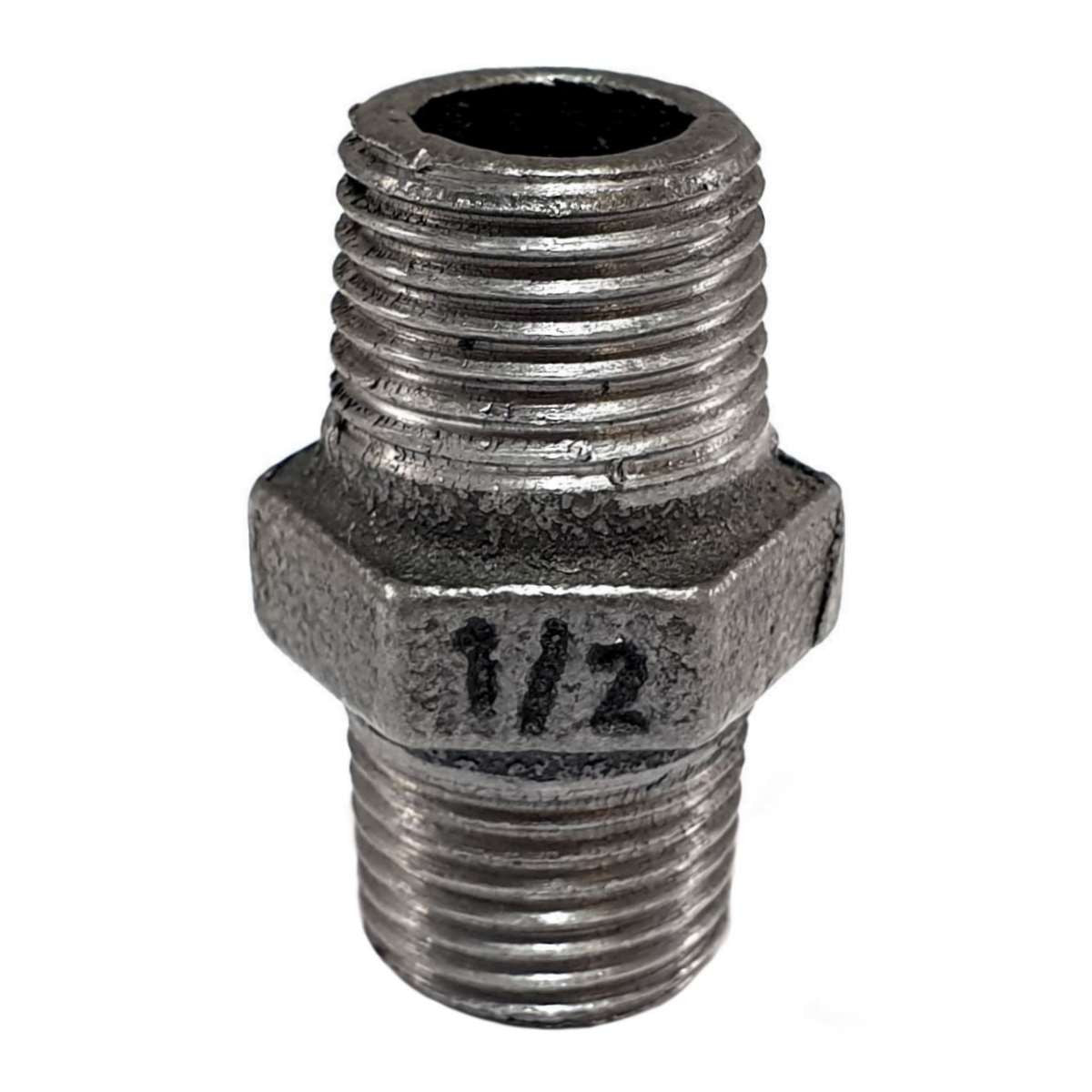 Nipplo Destro/Sinistro MM ghisa filettatura 1/2" Ø21 filetto su filetti