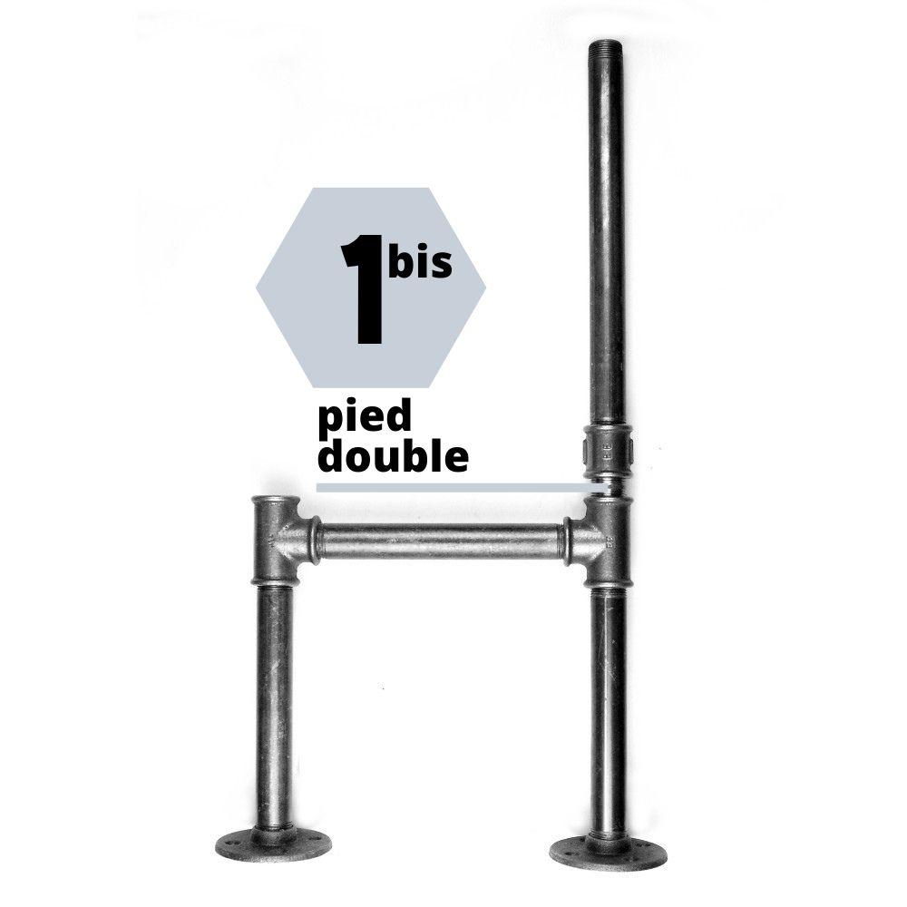 Kit montanti per mensole idrauliche su misura