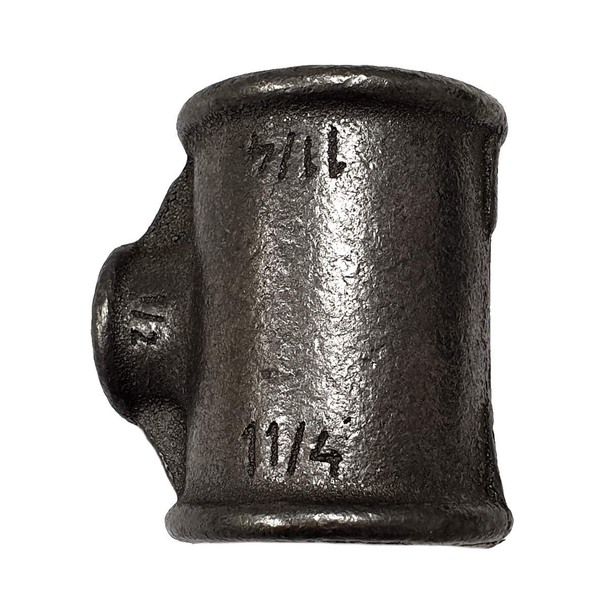 Raccord Té réduit fonte noire Fem/Fem/Fem