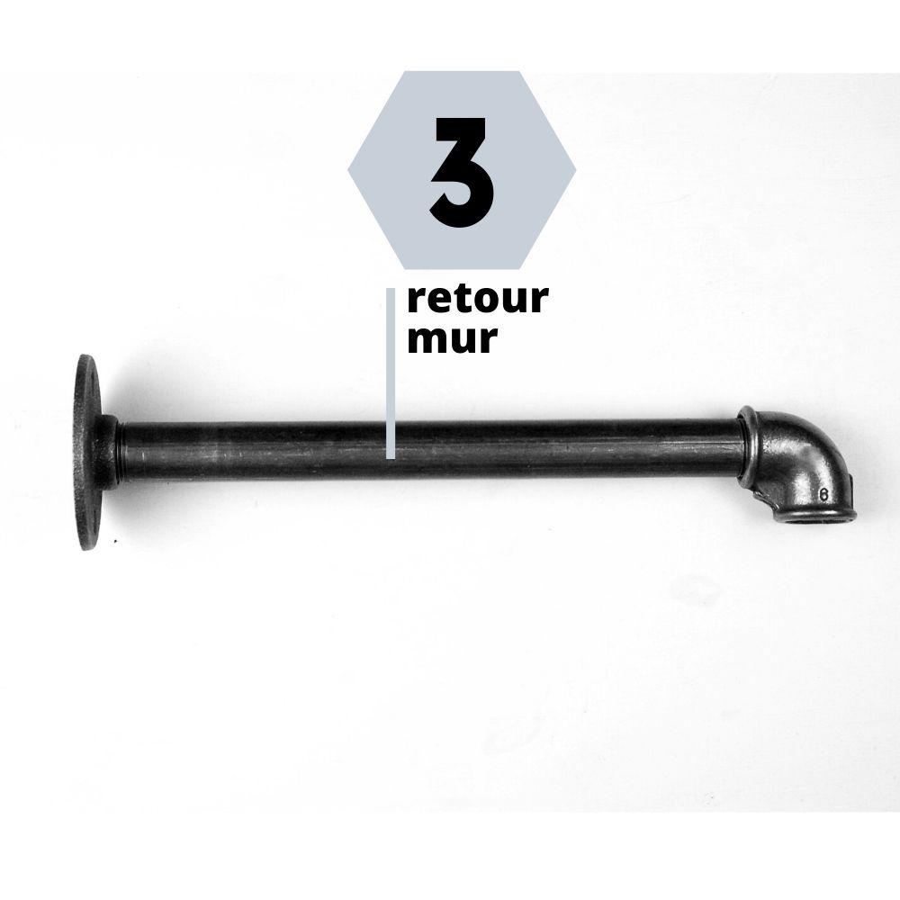 Kit montanti per mensole idrauliche su misura