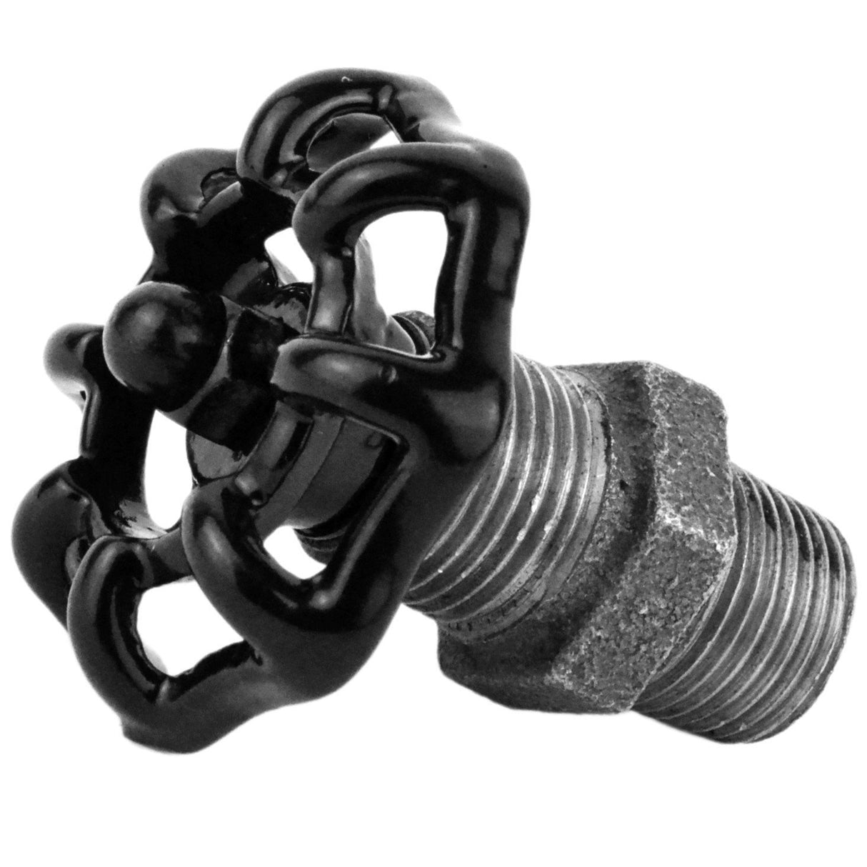 volante nero da 52 mm su nipplo