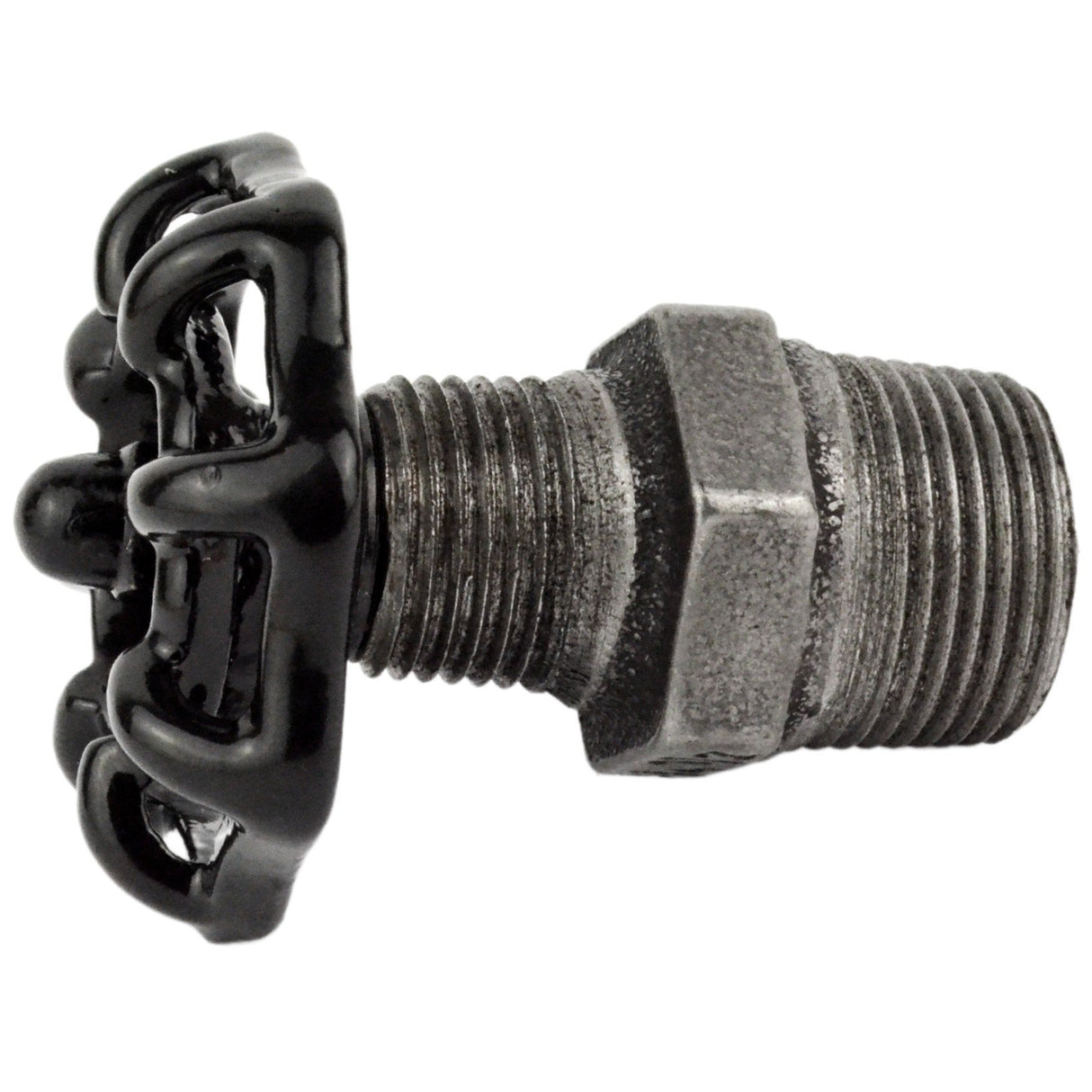 volante nero da 52 mm su nipplo