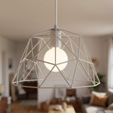 Paralume gabbia a cupola XL Ø 35 cm con portalampada E27