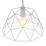 Paralume gabbia a cupola XL Ø 35 cm con portalampada E27
