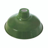 Paralume conico in metallo Ø 30 cm per portalampada E27 — Verde