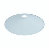 Paralume piatto smaltato Ø 30 cm per portalampada E27 — Azzurro cielo
