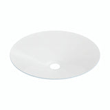 Paralume piatto smaltato Ø 30 cm per portalampada E27 — Azzurro cielo