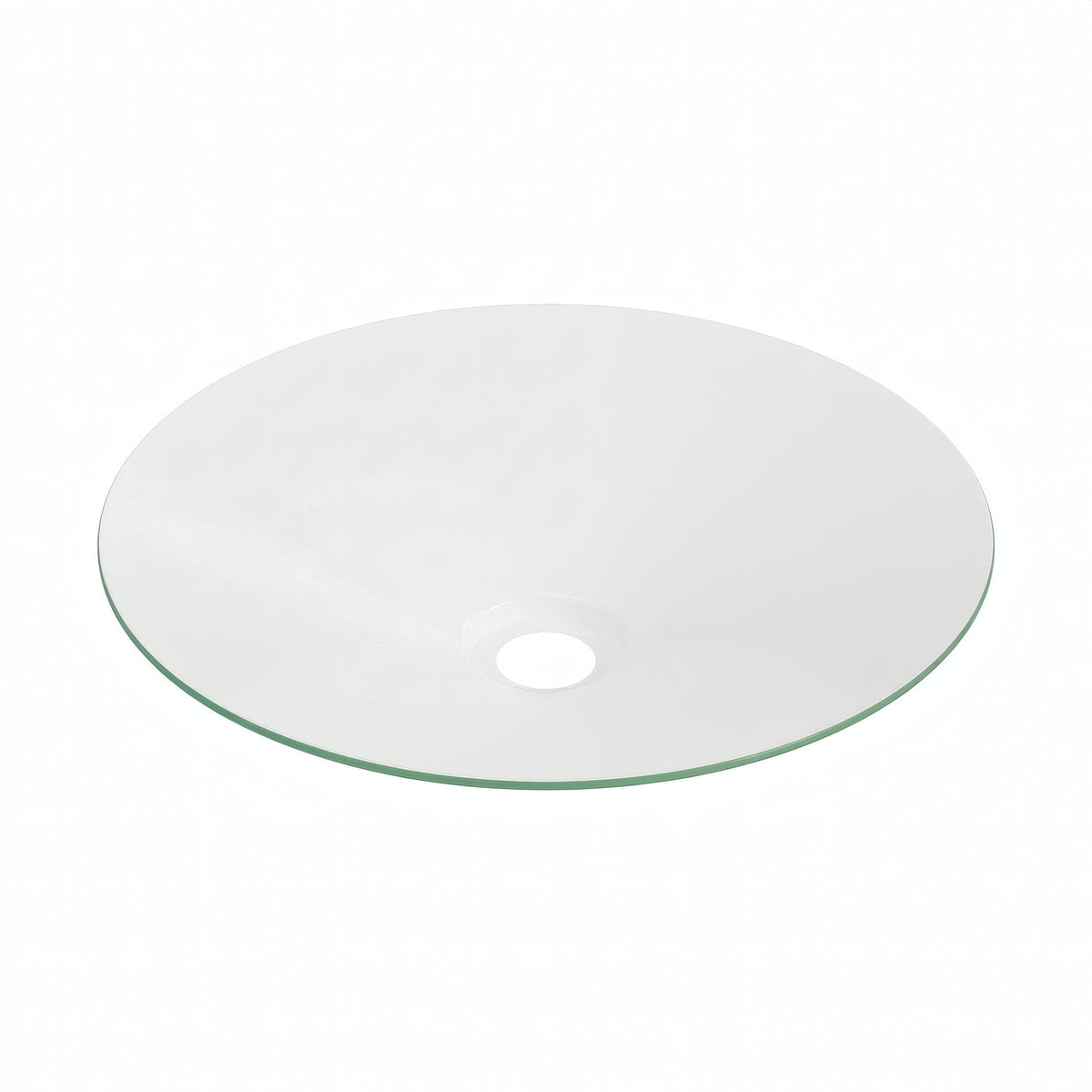 Paralume piatto smaltato Ø 30 cm per portalampada E27 — Verde prato