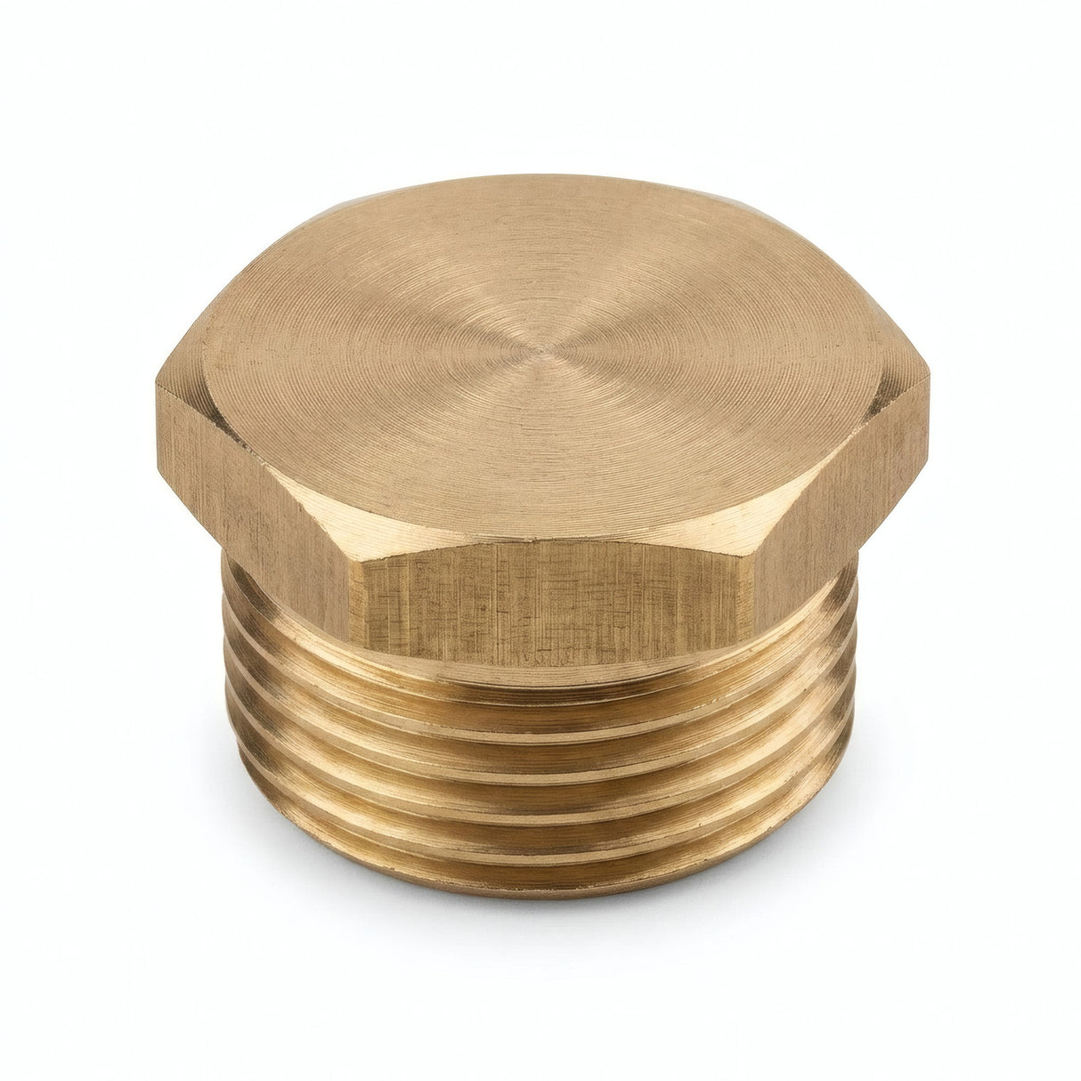 Bouchon mâle laiton - photo produit fond blanc 6