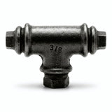 Bouton, poignée de meuble T en fonte | 2 tailles - photo produit fond blanc 6