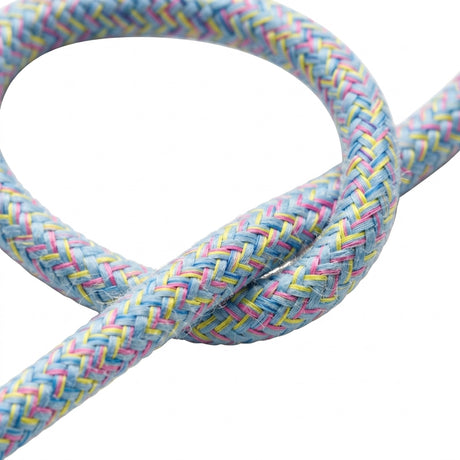 Cavo tessile rotondo in cotone – Lollipop, dettaglio della treccia