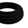 Cavo tessile rotondo in cotone – Nero carbone
