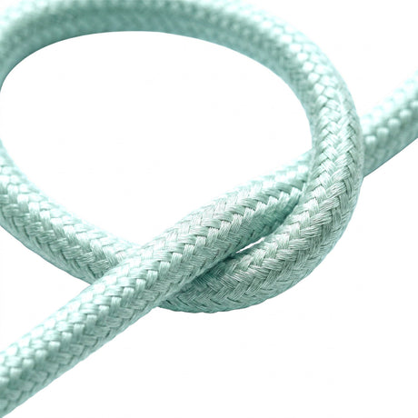 Cavo tessile rotondo in cotone – Verde celadon