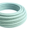 Cavo tessile rotondo in cotone – Verde celadon