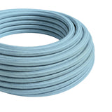 Cavo tessile rotondo effetto seta – Azzurro cielo