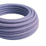 Cavo tessile rotondo effetto seta – Lavanda