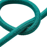Cavo tessile rotondo effetto seta – Turchese