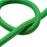 Cavo tessile rotondo effetto seta – Verde prato