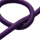 Cavo tessile rotondo effetto seta – Viola imperiale