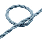 Cavo tessile intrecciato in cotone – Blu oceano