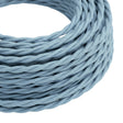Cavo tessile intrecciato in cotone – Blu oceano