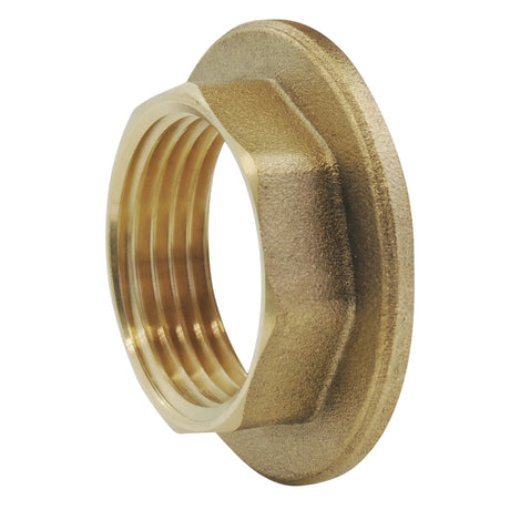 Controdado a piastra in ottone CW617N BSP - vista isometrica 3/4