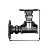 Staffa con volantino nero | Modello 3