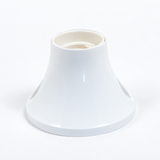Portalampada E27 diritto in termoplastica per parete o soffitto — bianco — vista 1