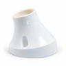 Portalampada E27 a 45° in termoplastica per parete o soffitto — bianco — vista 1