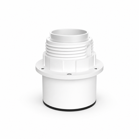 Portalampada E27 IP44 per paralume, parete o soffitto — bianco — vista 1