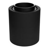 Portalampada E27 a parete o soffitto stagno IP44 — Nero