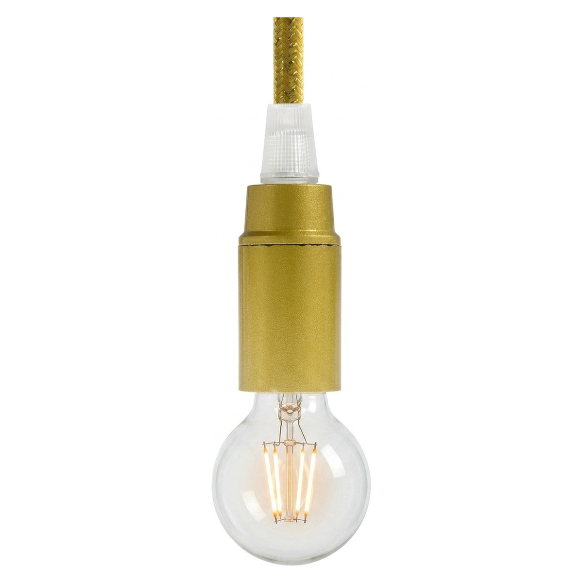 Portalampada E14 in bachelite — Oro