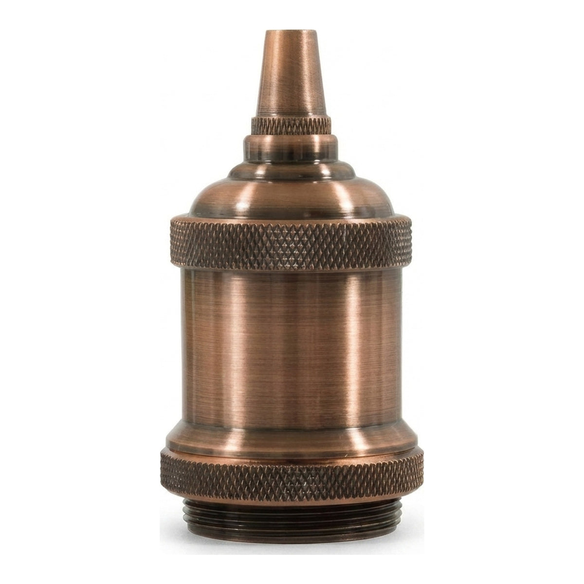 Portalampada E27 in alluminio vintage — Rame