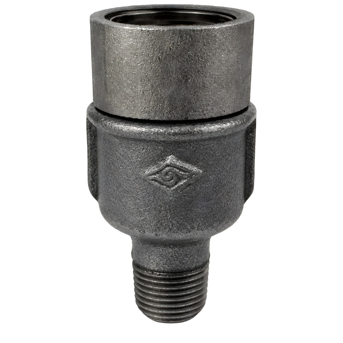 Kit portalampada E27 con ghiera su raccordo 1/2'' (15x21mm) maschio in ghisa nera Economico