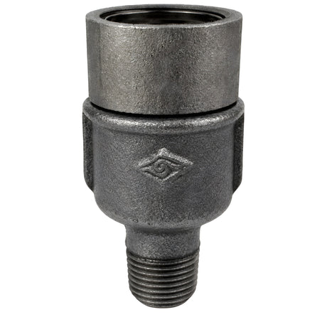 Kit portalampada E27 con ghiera su raccordo 1/2'' (15x21mm) maschio in ghisa nera economica