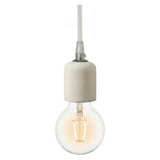 Portalampada E27 in ceramica — Beige biscotto