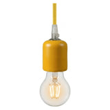 Portalampada E27 in ceramica — Giallo